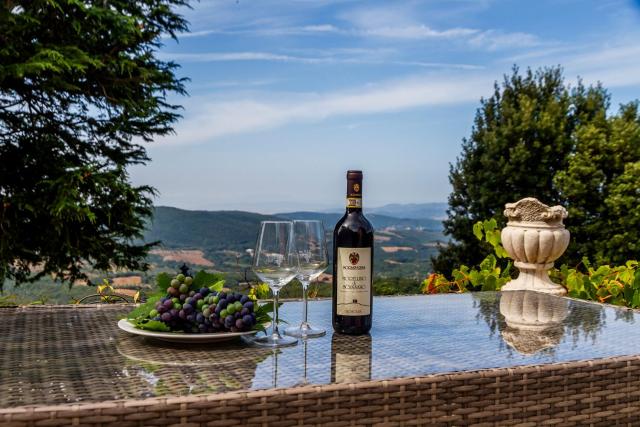 Casa Sole di Toscana USO ESCLUSIVO con 5 camere, 3 bagni, terrazza panoramica, giardino e vasca idromassaggio