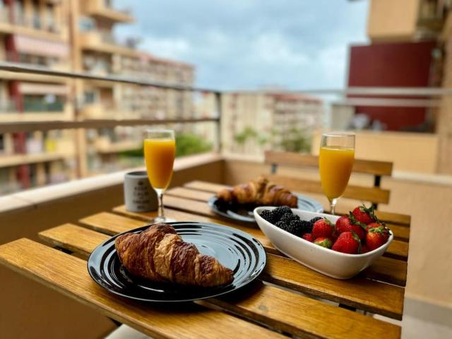 Estudio con terraza y piscina en Benalmádena Costa