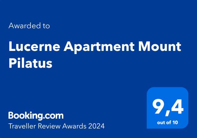 Lucerne Apartment Mount Pilatus