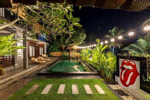 Eco Family Retreat, Rice Field & Jungle Views, Shared Pool, Nature Inspired Villa