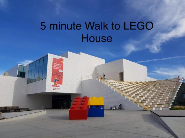 300 meter walk to LEGO house - 50m2 COZY apartment - unit D