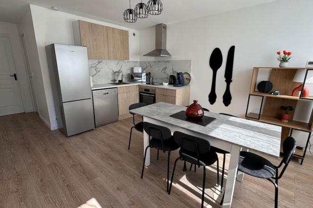 Appart cozy dans le centre-ville, 6 pers