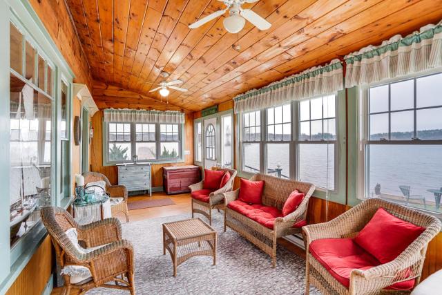 Lake Views & Dock Access - Pittsfield Cottage!