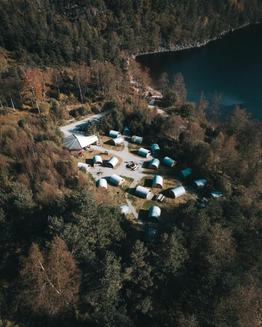 Hikers & Bikers camp, Part of Preikestolen BaseCamp - Preikestolen trailhead