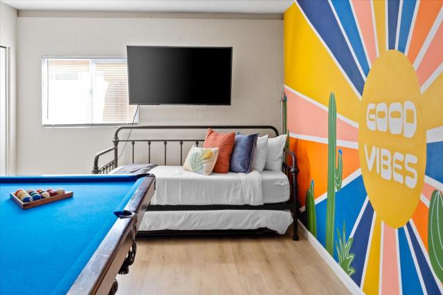 Good Vibes Pool Hot Tub Putt Putt Pool Table