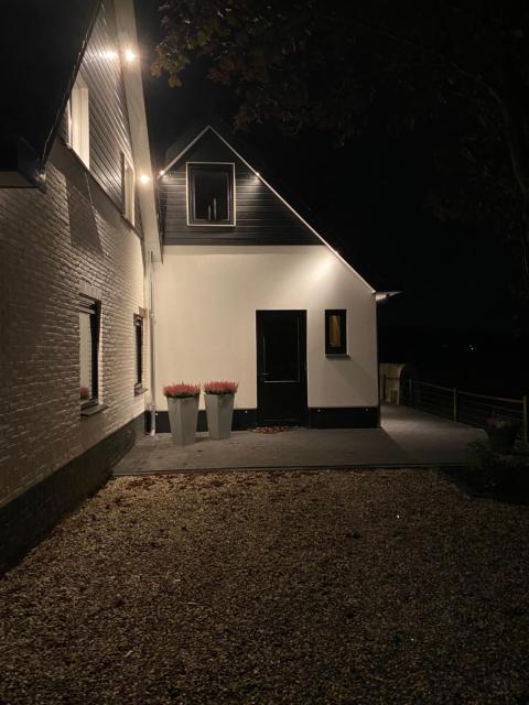 Huisje zand zicht