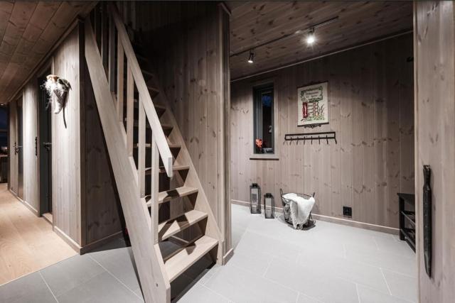 Modern cabin with a Mountain View