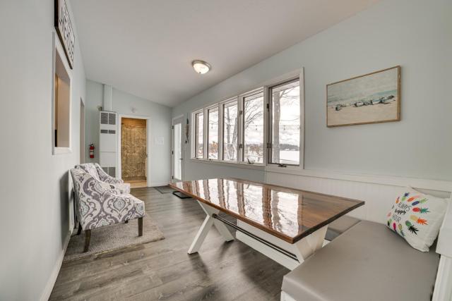Dock & Views: Lake Mitchell Home in Cadillac!