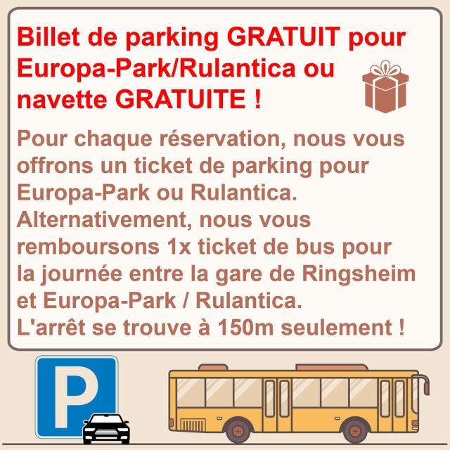 Hotel SunParc - SHUTTLE zum Europa-Park Rust 4km & Rulantica 2km