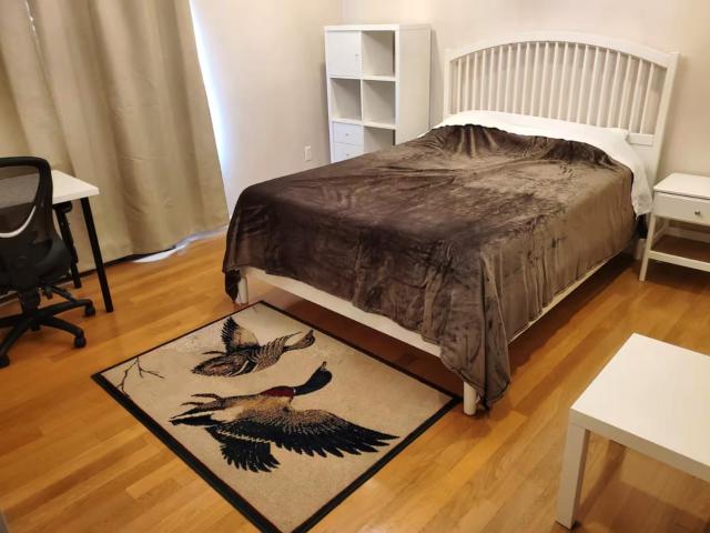 Queen Bed with Work Station