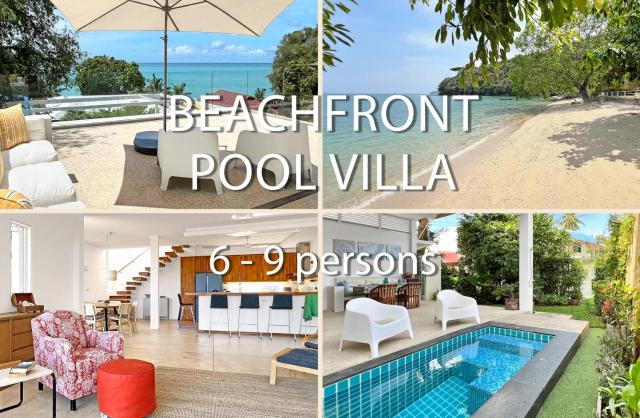 At the Beach New 6-9 person Pool Villa Ao Yon Phuket