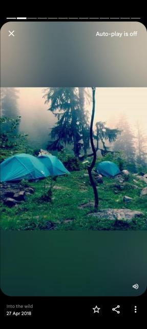 Cafe vee camping point Tosh waterfall