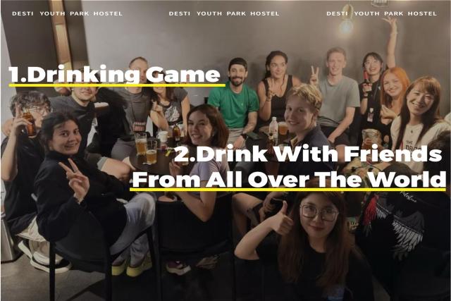 Xiamen Desti Youth Park Hostel Zhongshan Road -24H Reception&English Service& Cafe& Bar& Luggage Storage& Large Public Area