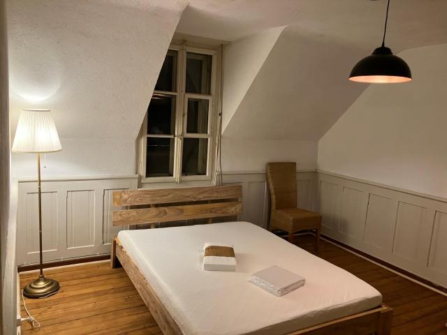 Old Rustic Swiss Mansarde 60m2 Center Burgdorf Parking Small Bath