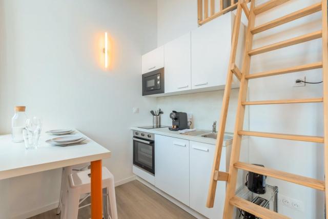 Studio pour deux personnes en mezzanine