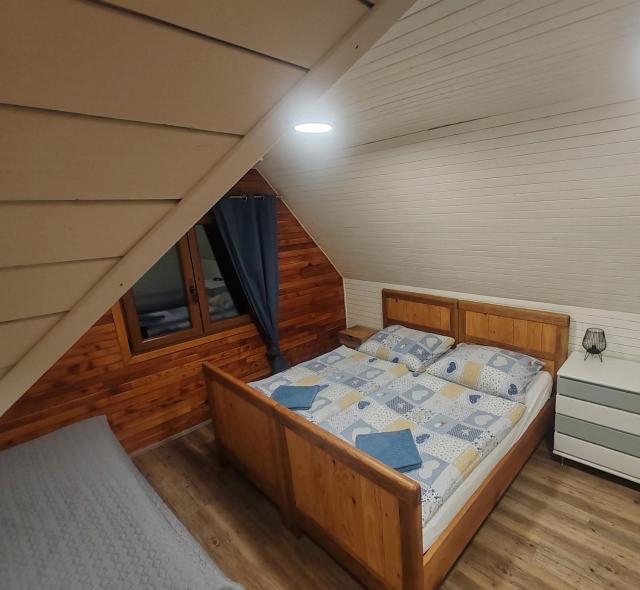 Cabin near forest