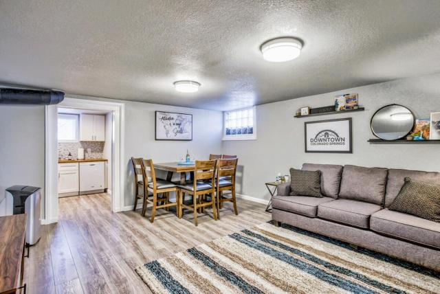 Olympic Flat Downtown w Hot Tub BBQ & Fire pit