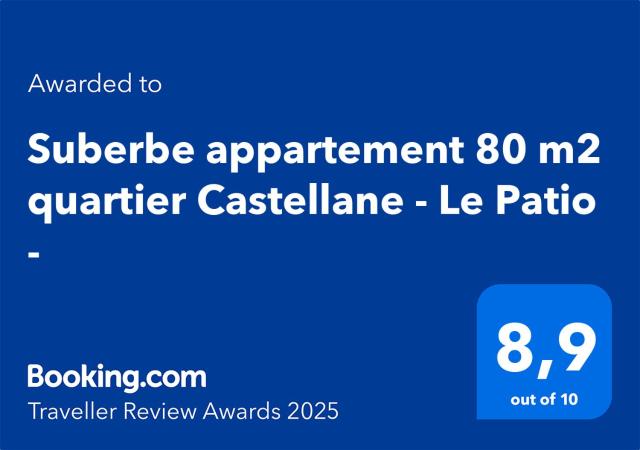 Suberbe appartement 80 m2 quartier Castellane - Le Patio -