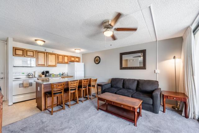 Steps to Waikiki Beach! Ocean View Condo + Free Parking (12310)