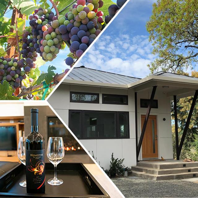 Modern Wine Country Home on 10 acres with vineyard