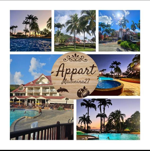 AppartMadinina 27 Sainte Luce 4-6 personnes vue mer