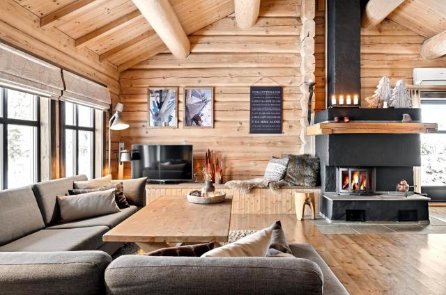 Large and cozy family cabin with sauna