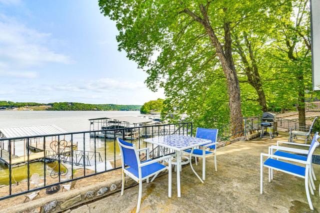 Beach + Dock! Lakefront Ozarks A-Frame Retreat