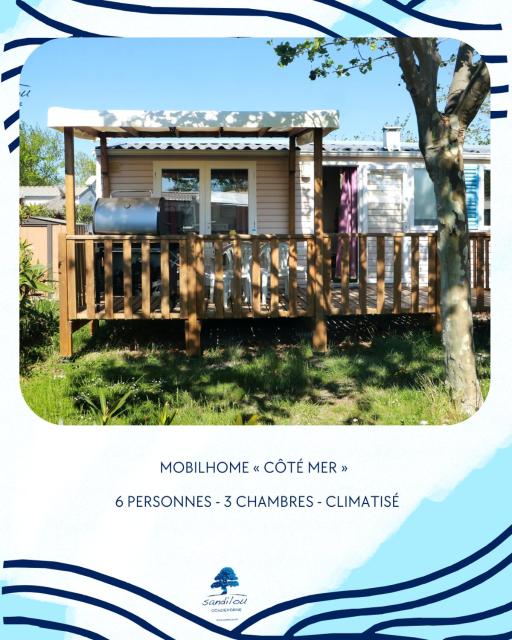 Mobilhome Côté mer - 3 Chambres - Climatisé - TV
