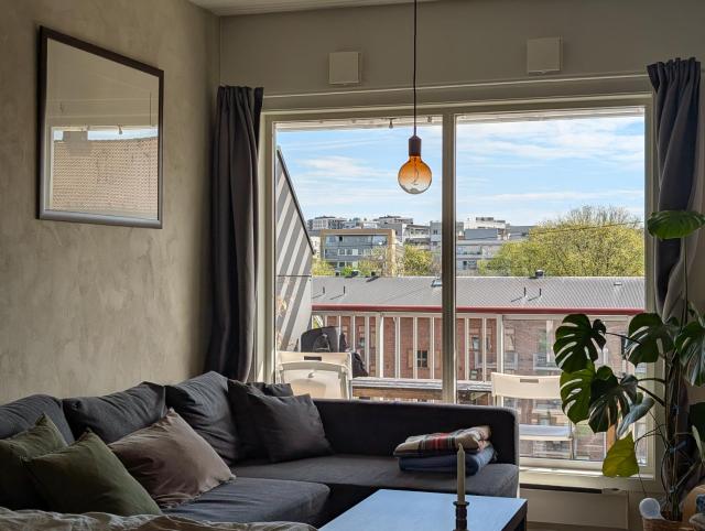 Spacious and cozy studio apartment with balcony