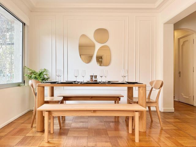 Spacious and elegant neoclassical style