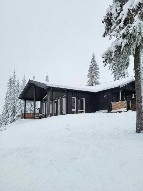 Sunny Cabin With Panoramic Views At Sjusjøen
