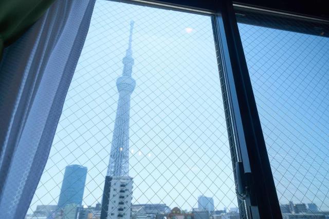 Asakusa Kototoibashi Facing Tokyo Skytree