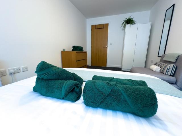 Stylish City Centre Flat - Balcony and Parking