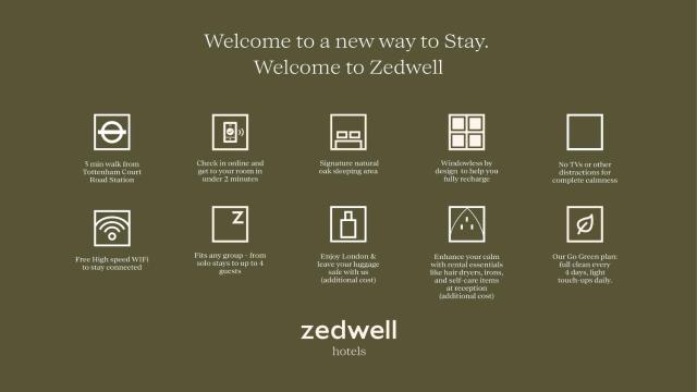 Zedwell Underground Hotel Tottenham Court Rd