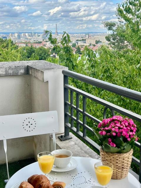 Élégant apt avec vue Tour Eiffel & parking privé