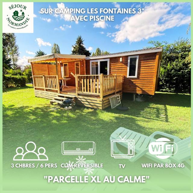 Chalet 3 chambres 6 pers Tohapi 3 étoiles- Direct proprio- plusieurs logements