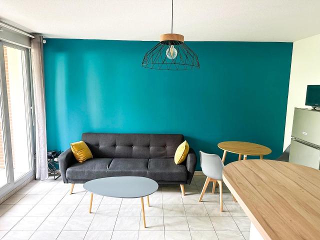 Appartement T2 Proche Airbus St Martin du touch, Colomiers avec Terrasse