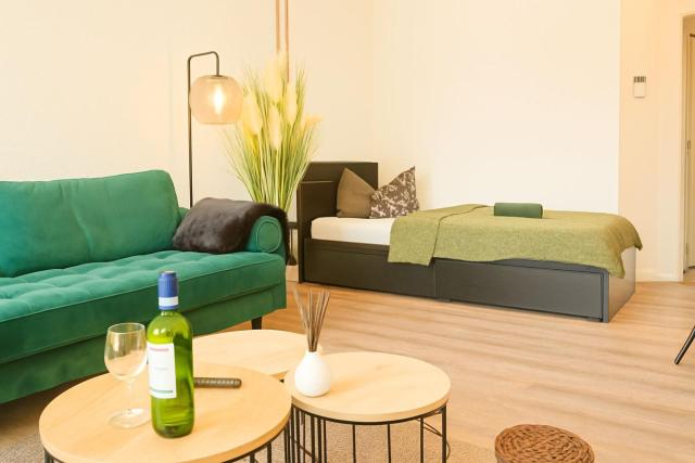 Stilvolles Business-Apartment Chemnitz Süd - Schreibtisch - Waschmaschine - 3 Personen - WIFI - Nähe Uni