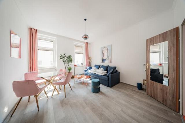 Blue and Pink Oasis Cozy Designer Retreat