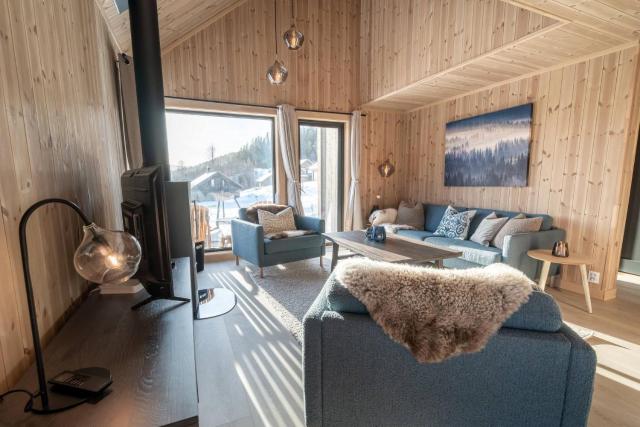 Cabin at Norefjell ski resort, nice view