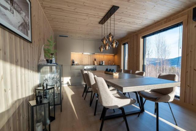 Cabin at Norefjell ski resort, nice view