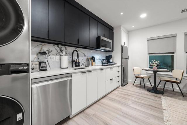Japandi Style 1BR Escape w EV Charger, Bishop Arts