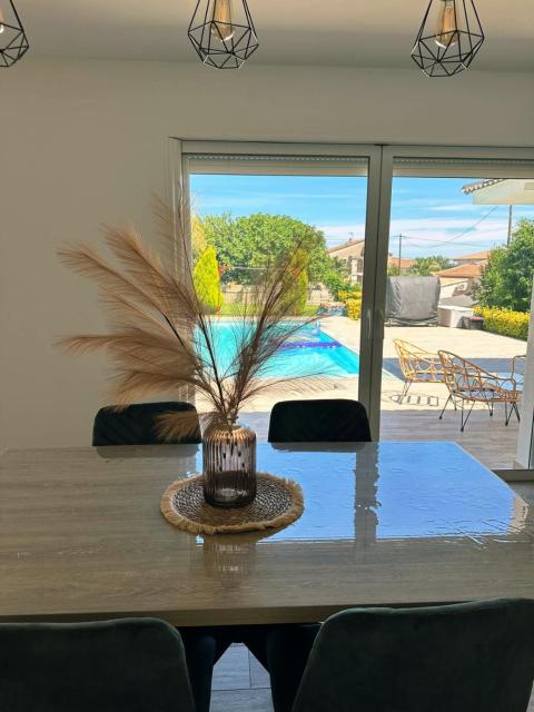 Logement avec piscine privée