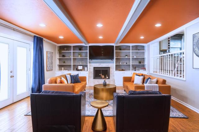 Stylish Oasis with Heated Saltwater Pool, Games, Fire Pits, Sleeps 12