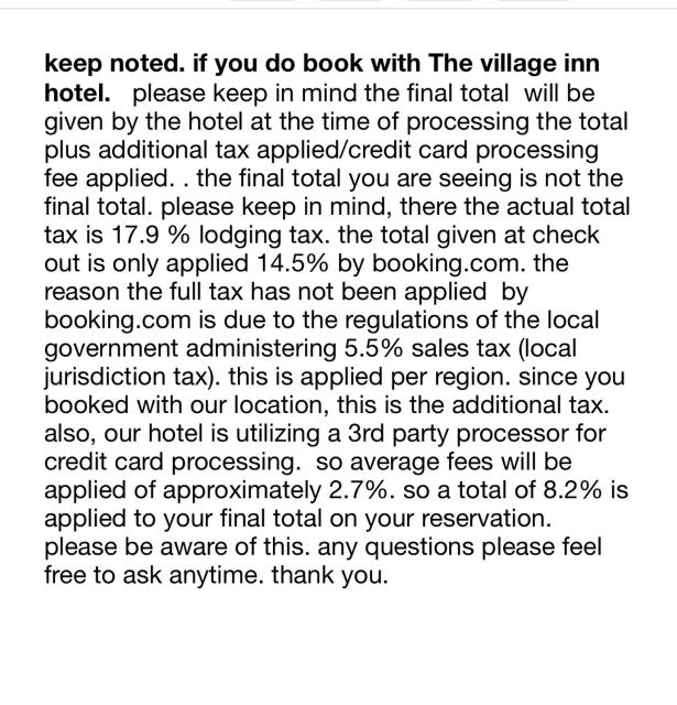 The Village Inn Hotel