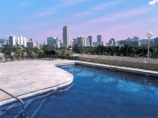 Waikiki Ocean View Studio 3Beds 1 Block to Beach, Tax Included