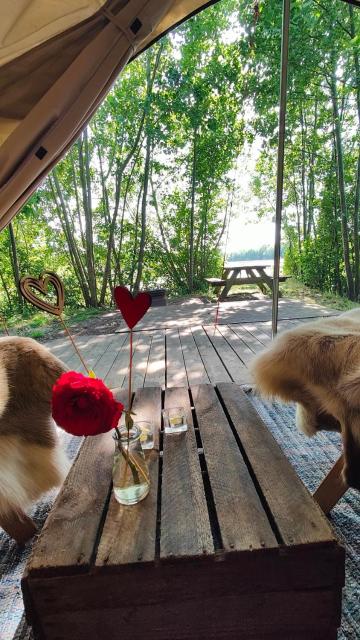 Naturlig på Korsgården Glamping