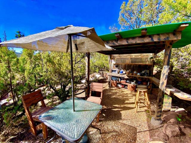 Rustic Tree House Rental with a Fire Pit in Bernalillo County, New Mexico