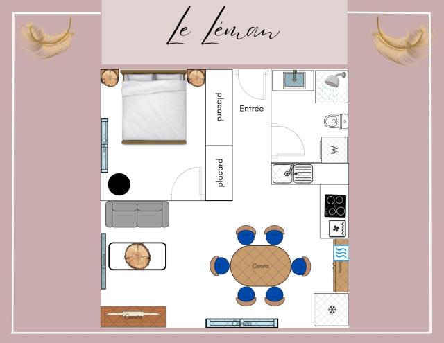 LE LEMAN - 5 min à pieds du lac, des plages, des parcs