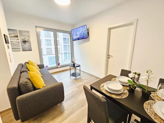 Luxury 1 BR flat with parking